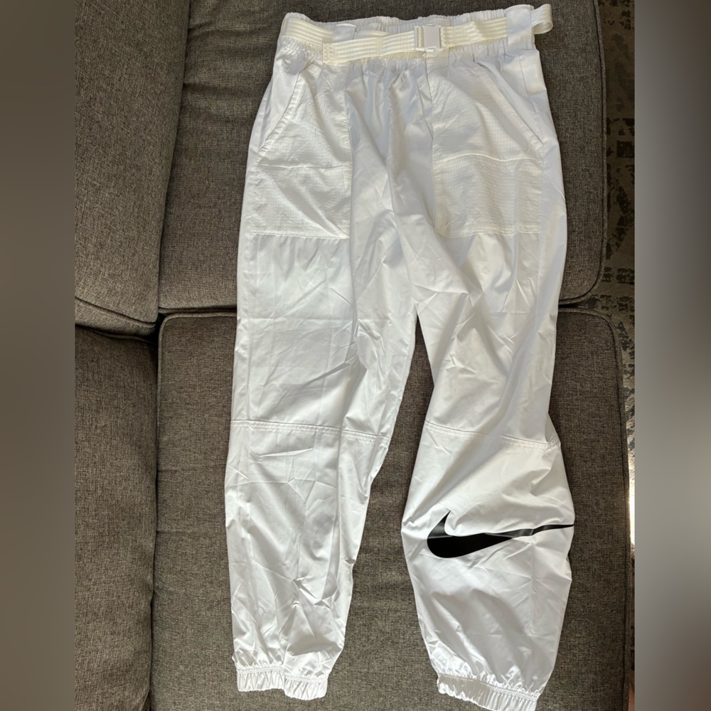 Nike White Coupe Windbreaker Joggers